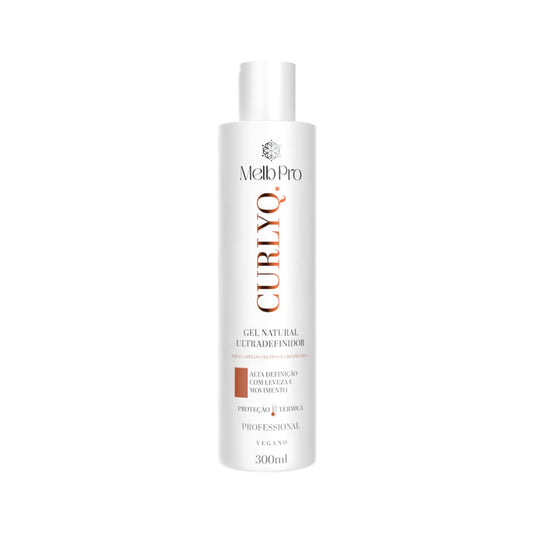 Gel Natural Ultradefinidor CurlyQ Melb Pro 300ml | Alta Definição com Leveza e Movimento