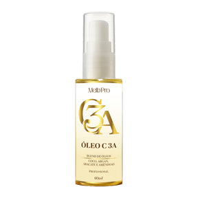Óleo C3A Mello Pro 60ml – Blend de Óleos Coco, Argan, Abacate e Amêndoas